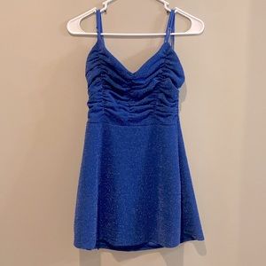 Lucy in the Sky blue mini dress sparkly